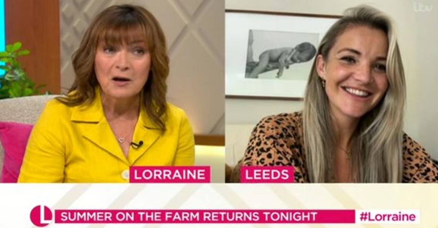 Helen Skelton on Lorraine on ITV on Monday
