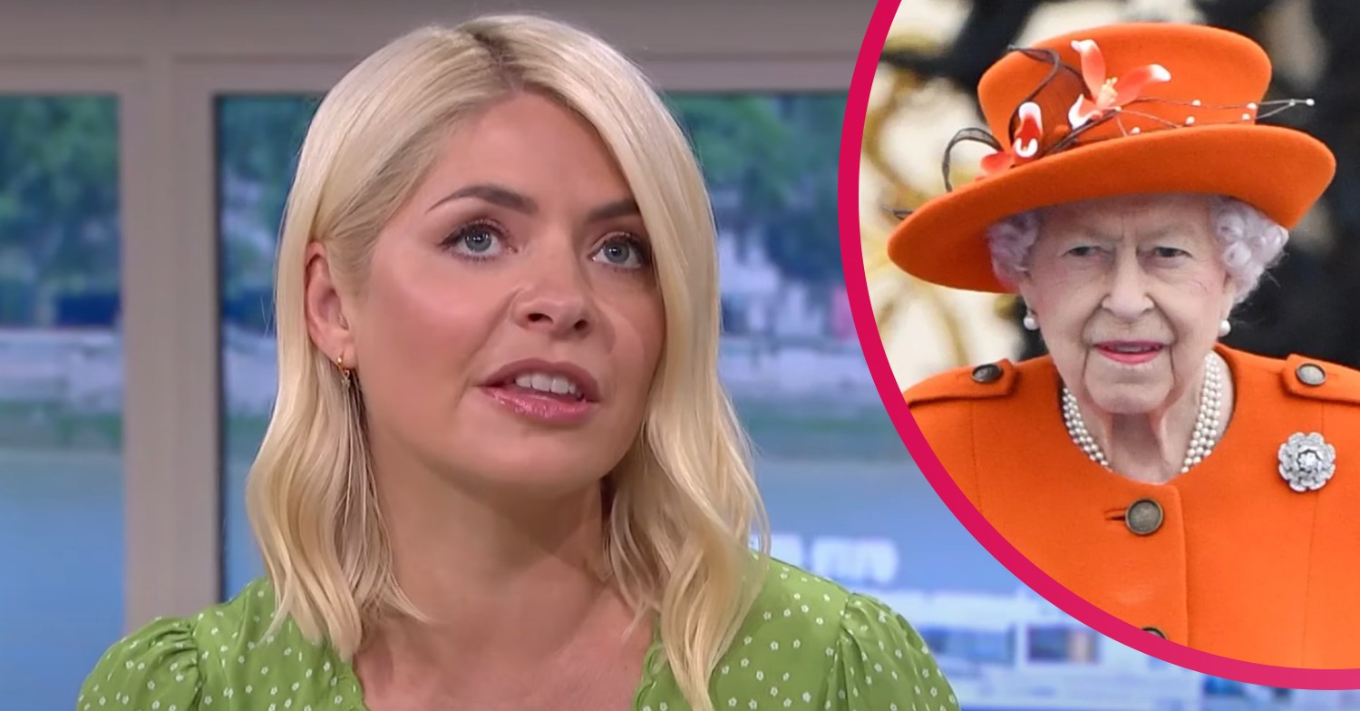 Holly Willoughby makes her point about the Queen today