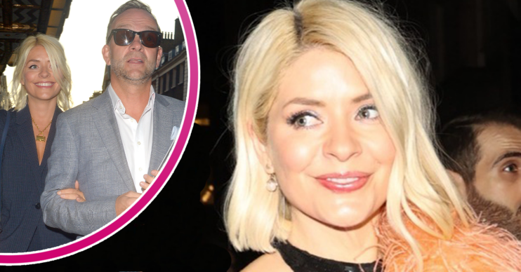 Holly Willoughby on a night out with her husband