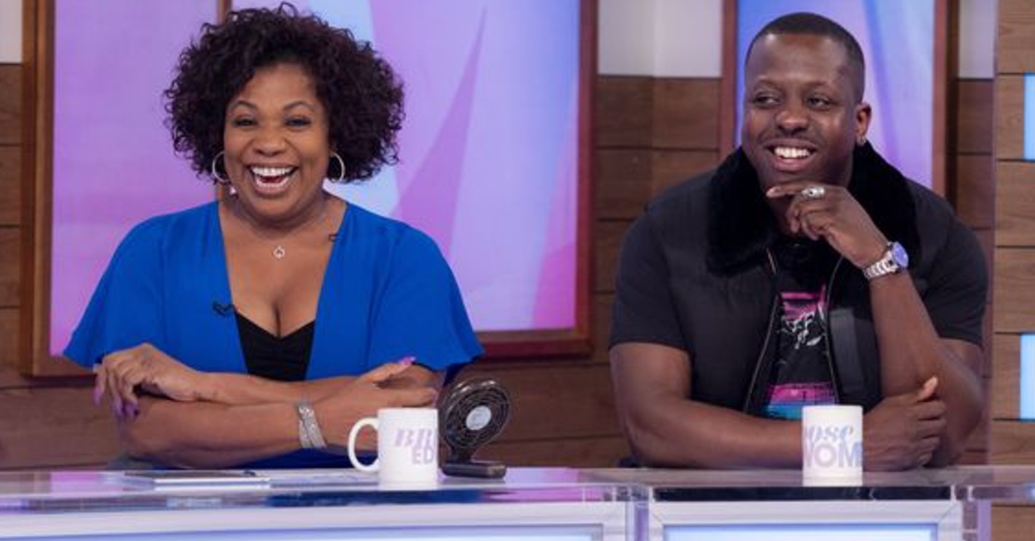 Brenda Edwards and her late son, Jamal Edwards, on Loose Women