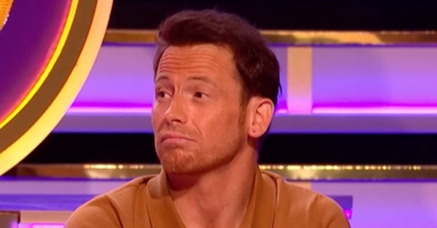 Joe Swash looking downcast