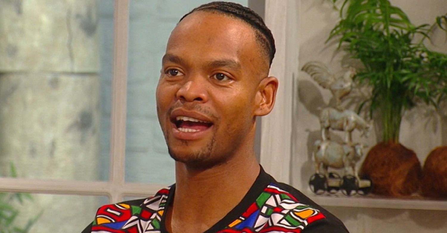 Johannes Radebe speaking on Saturday Kitchen today