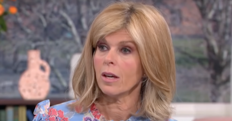 Kate Garraway looking anxious