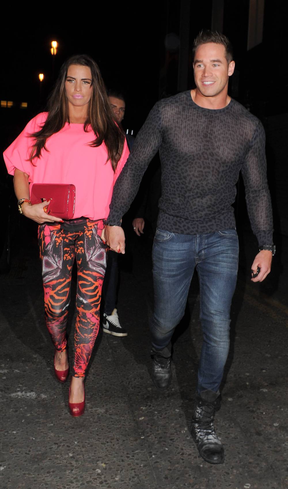 Kieran Hayler and Katie Price enjoy a night out when they were together