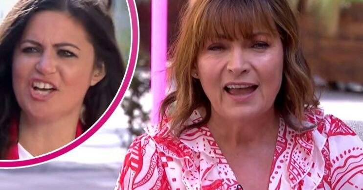 Lorraine Kelly on Lorraine today and Deborah James