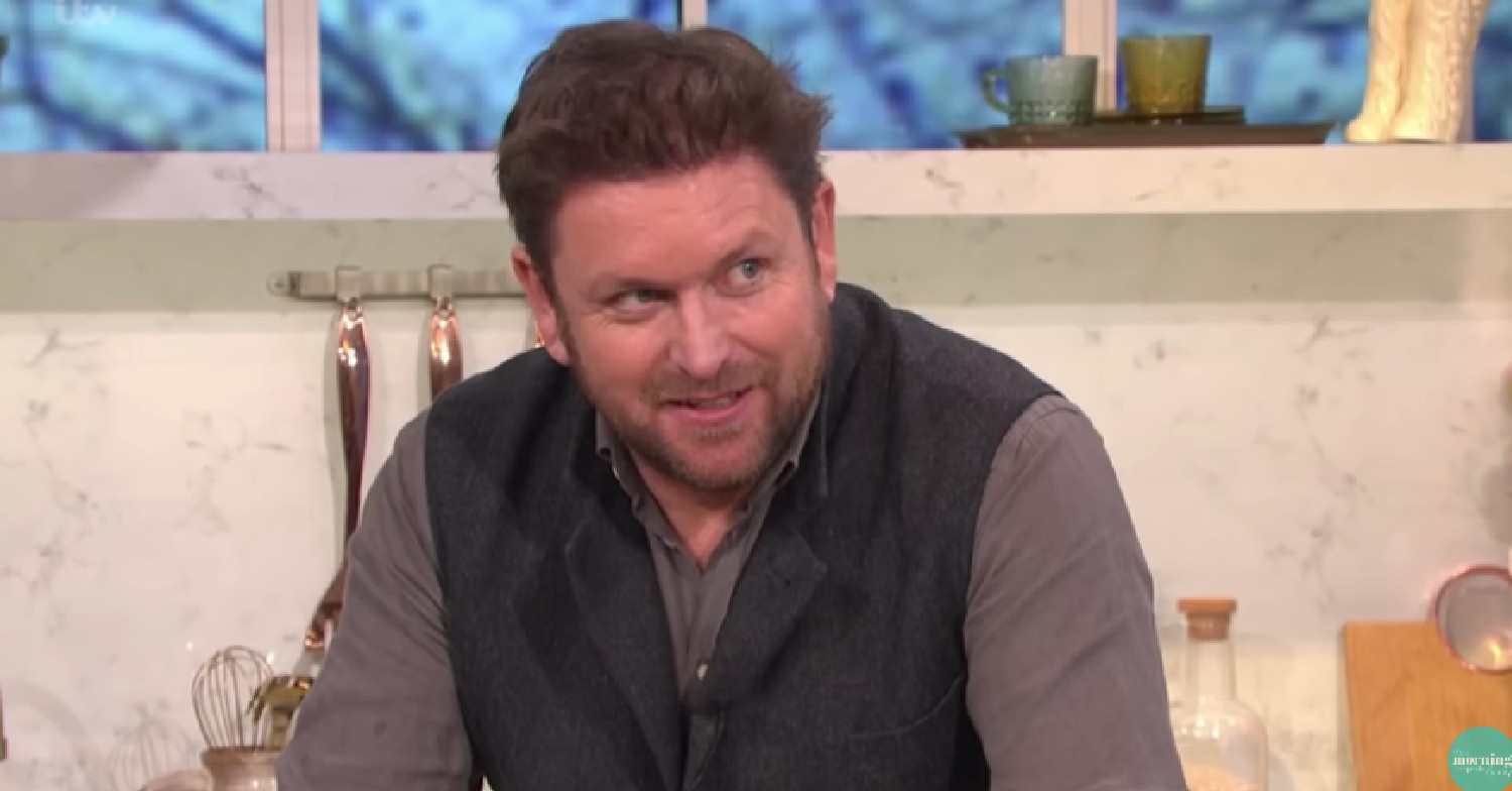 James Martin looking grumpy on this morning