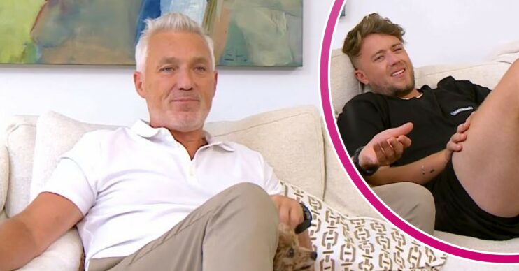 Roman Kemp screws up face on Celebrity Gogglebox alongside dad Martin