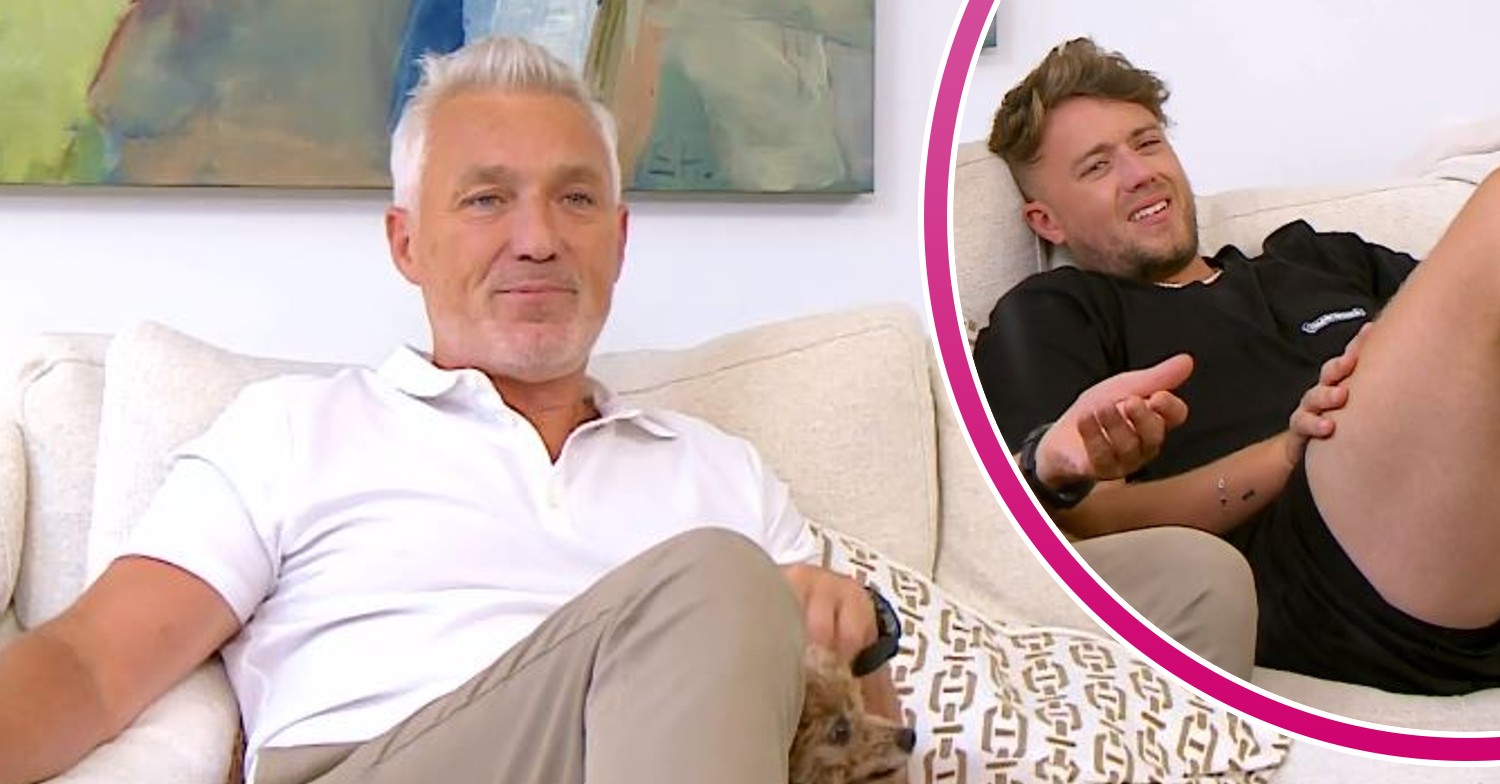 Roman Kemp screws up face on Celebrity Gogglebox alongside dad Martin