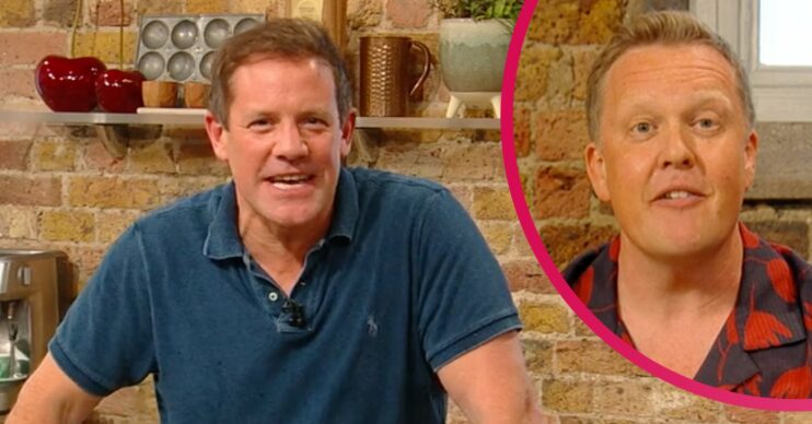 Saturday Kitchen host Matt Tebbutt and Olly Smith both speak to cameras host