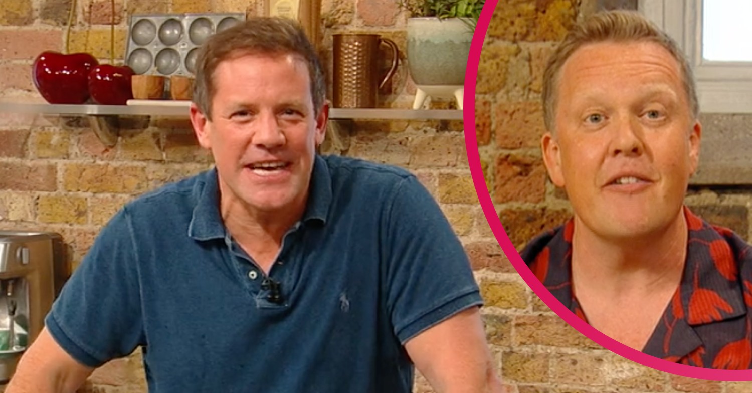 Saturday Kitchen host Matt Tebbutt and Olly Smith both speak to cameras host