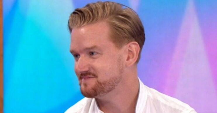 Mikey North smiling on Loose Women