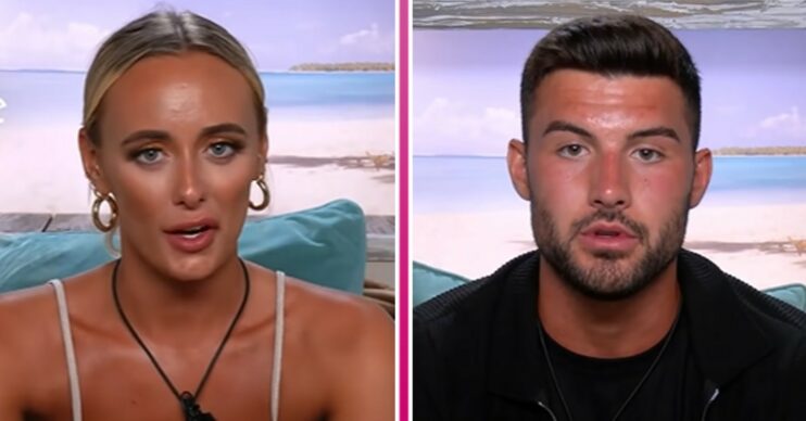 Millie and Liam on Love Island