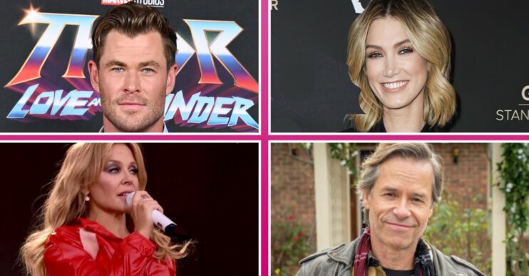 Neighbours feature image Kylie Minogue, Chris Hemsworth Guy Pearce Delta Goodrem