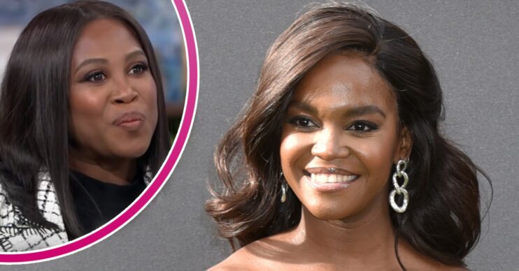 Motsi Mabuse on This Morning and Oti Mabuse smiling at event