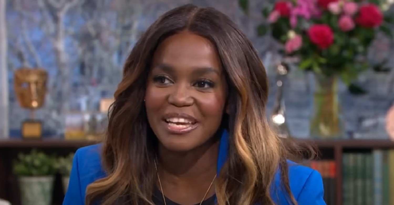 Oti Mabuse smiling on This Morning