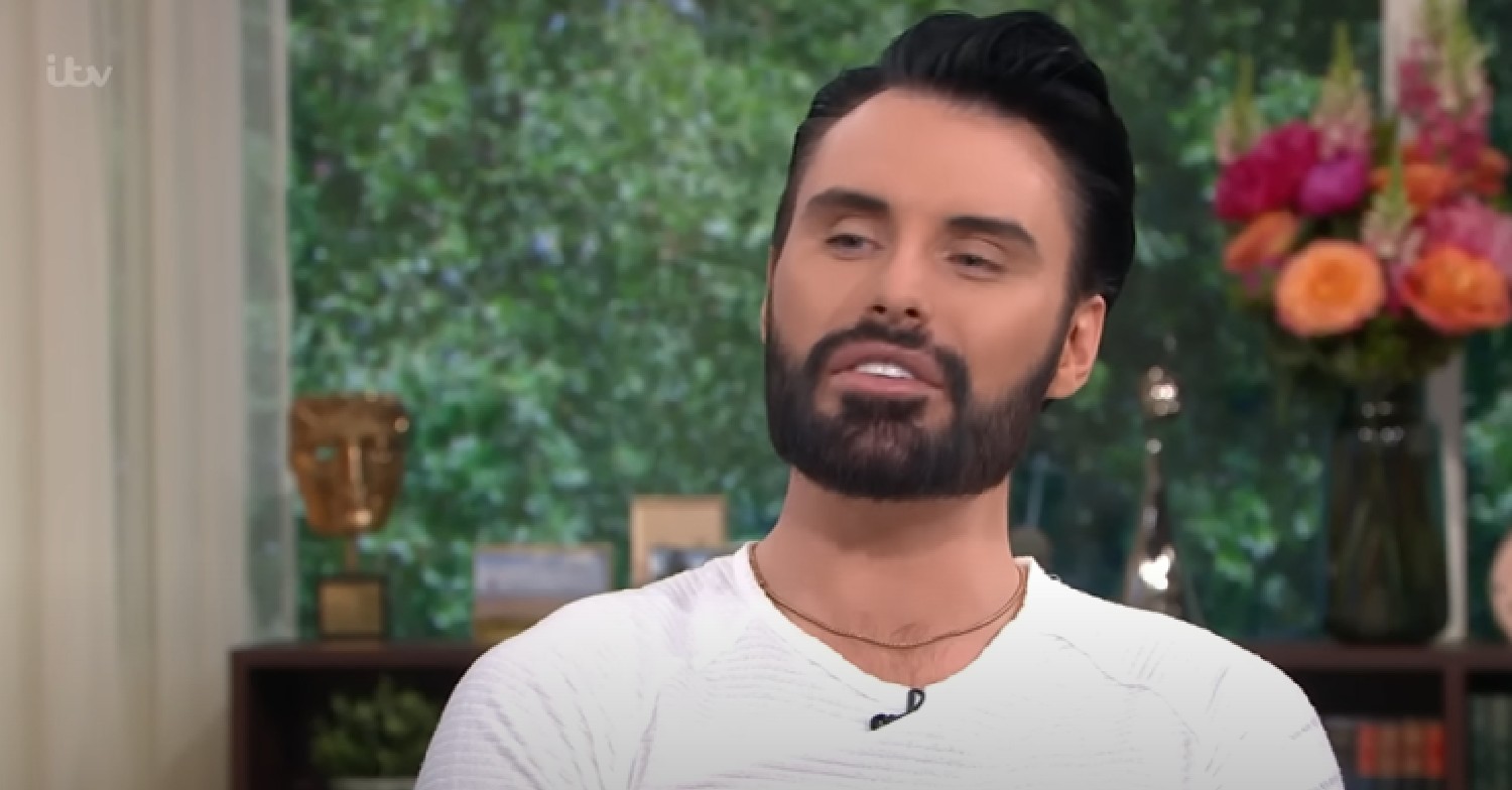 Rylan Clark speaking on This Morning