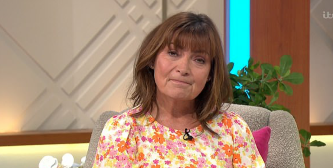 Lorraine reacts the moment she was forced off air due to Boris Johnson's resignation announcement (Credit: ITV)