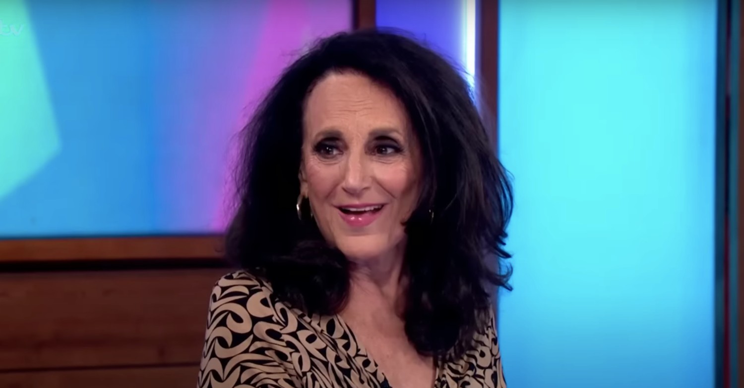 Lesley Joseph smiling on Loose Women