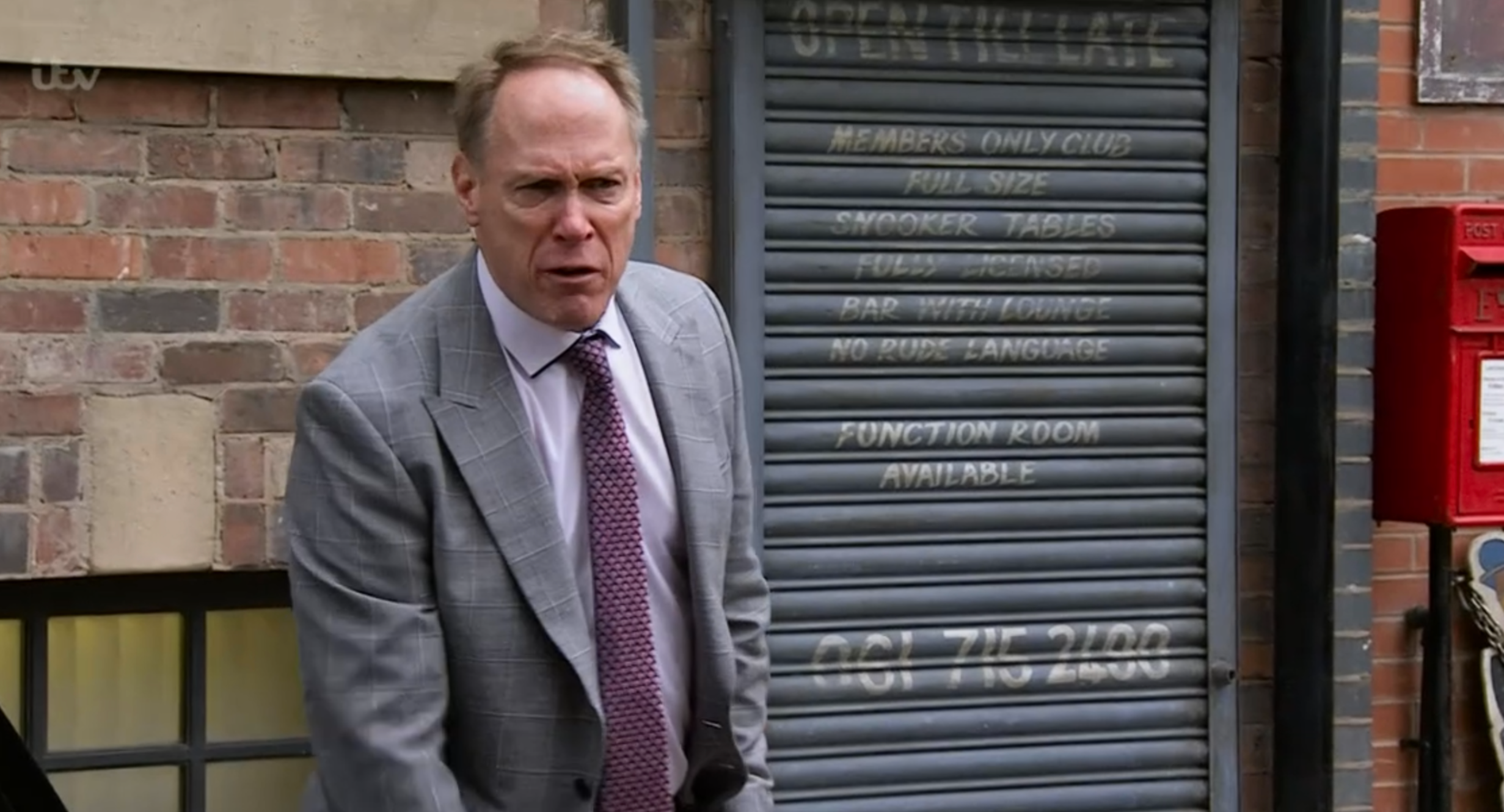 Stephen showed off his temper in Coronation Street last week (Credit: ITV)
