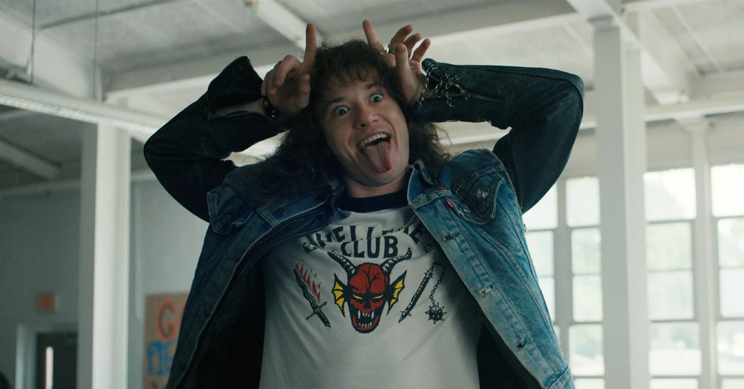 Eddie on Stranger Things