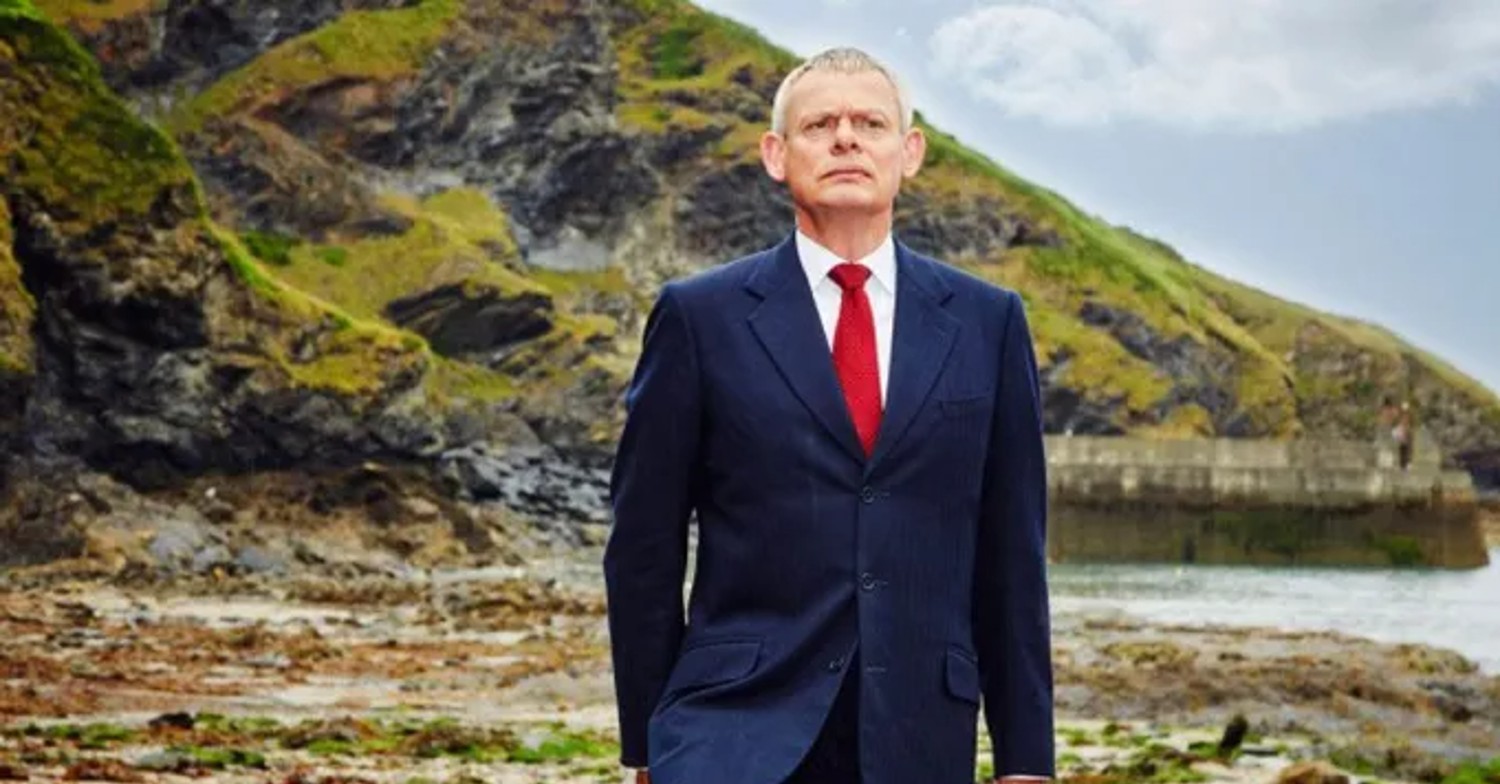 Martin Clunes looking stern as Doc Martin 