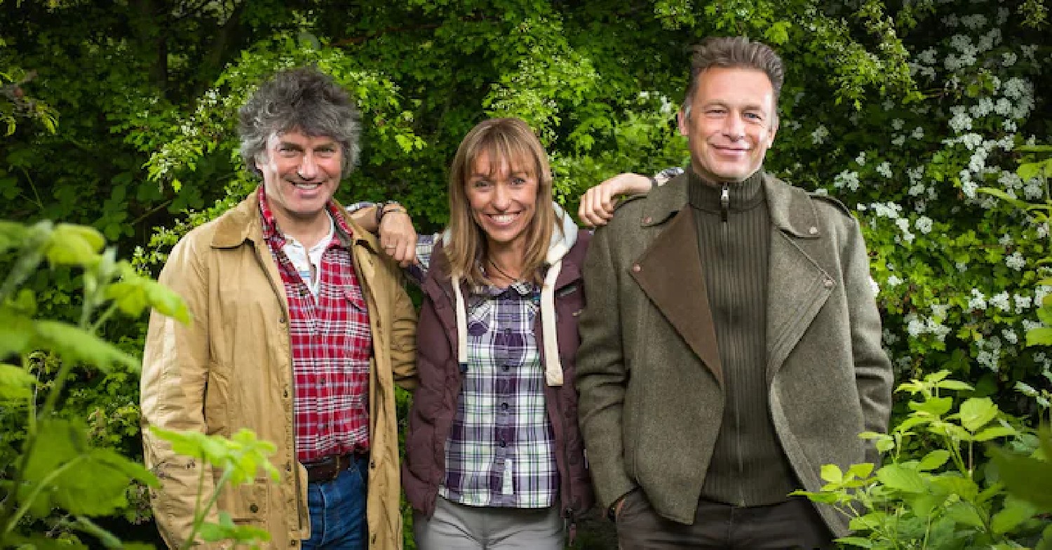 Martin Hughes-Games, Michaela Strachan and Chris Packham