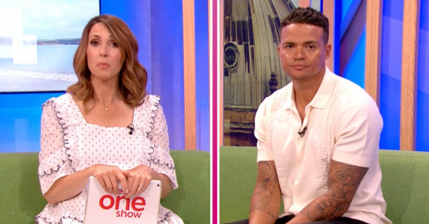 Alex Jones and Jermaine Jenas on The One Show