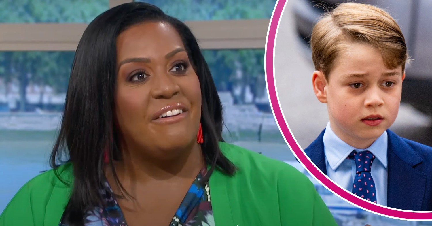 Alison Hammond on This Morning today and Prince George