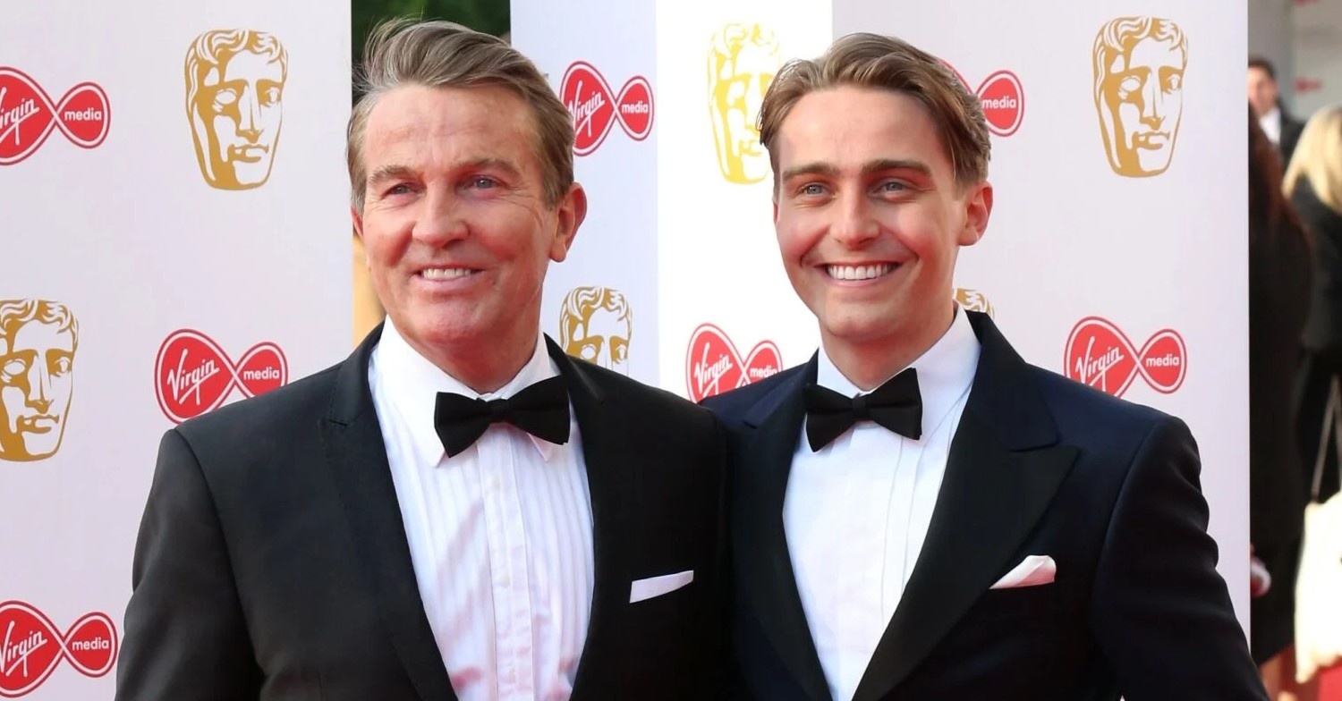 Bradley and Barney Walsh smiling