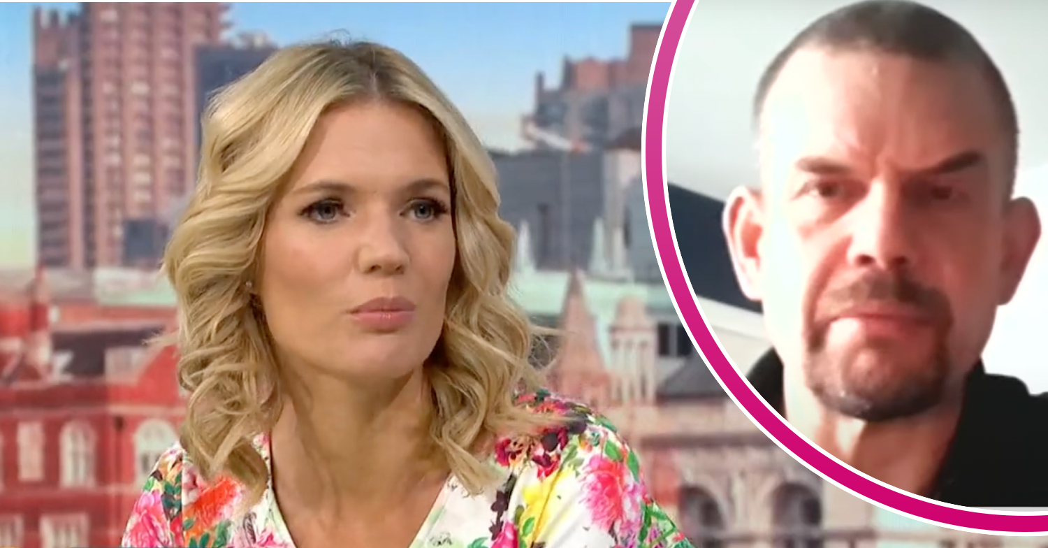 Charlotte Hawkins and Simon on GMB today