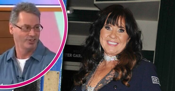 Coleen Nolan smiling and her boyfriend Michael on Loose Women