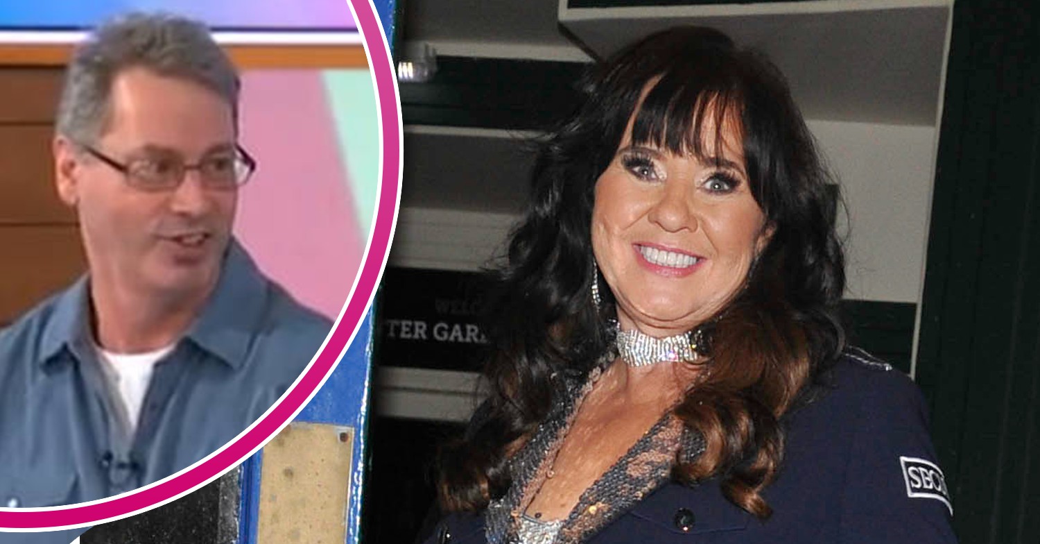 Coleen Nolan smiling and her boyfriend Michael on Loose Women