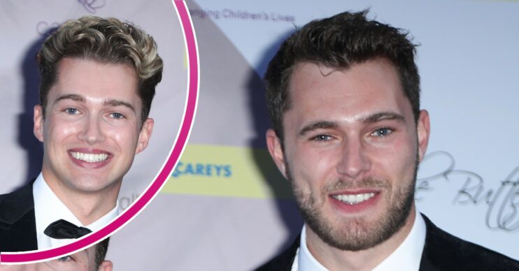 Love Island star Curtis Pritchard smiling and brother AJ