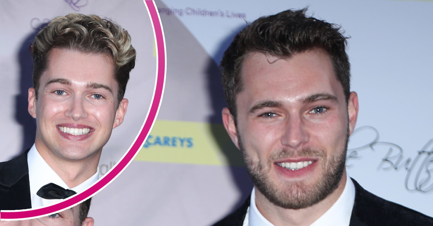 Love Island star Curtis Pritchard smiling and brother AJ