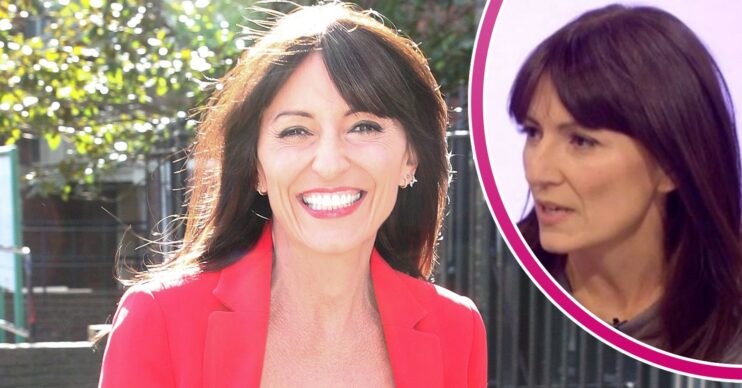 Davina McCall in red