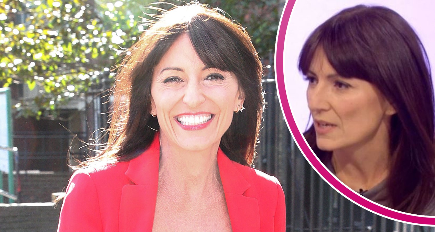 Davina McCall in red