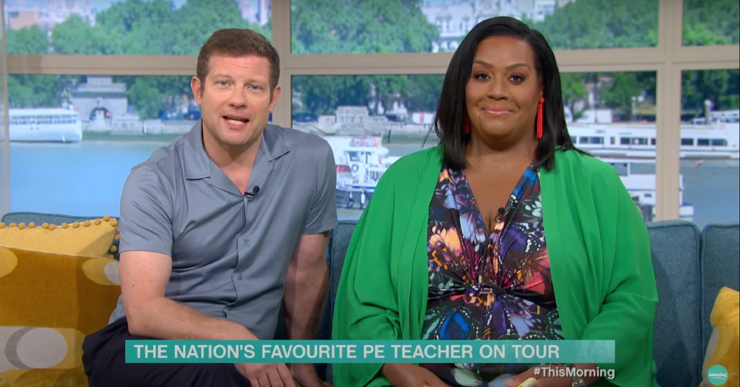 Dermot O'Leary and Alison Hammond on This Morning today