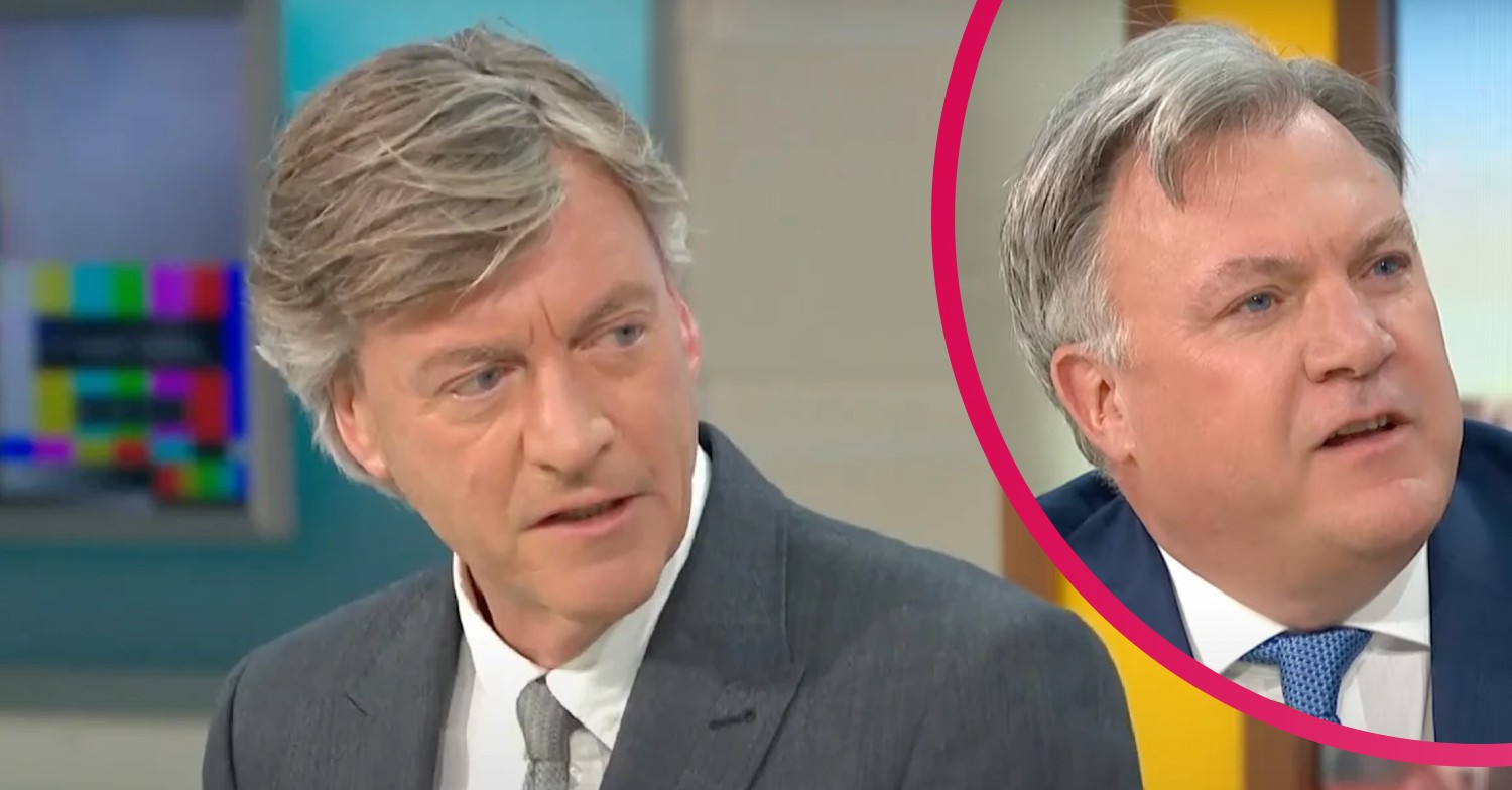 Richard Madeley, Ed Balls on GMB today