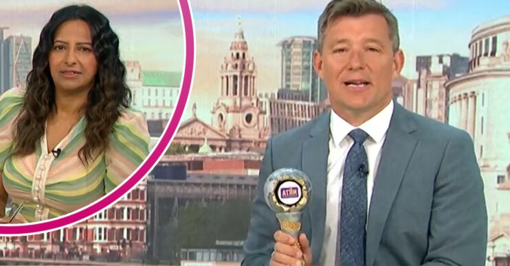 Ben Shephard and Ranvir Singh on GMB today