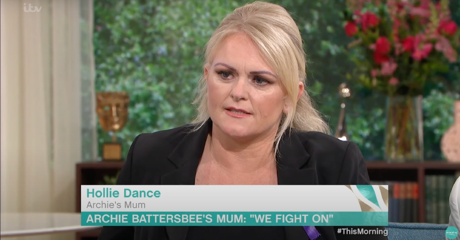 Hollie Dance on This Morning today