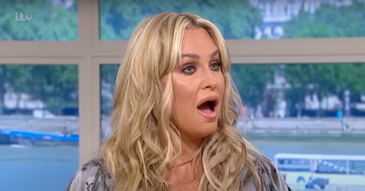 Josie Gibson open mouthed on This Morning