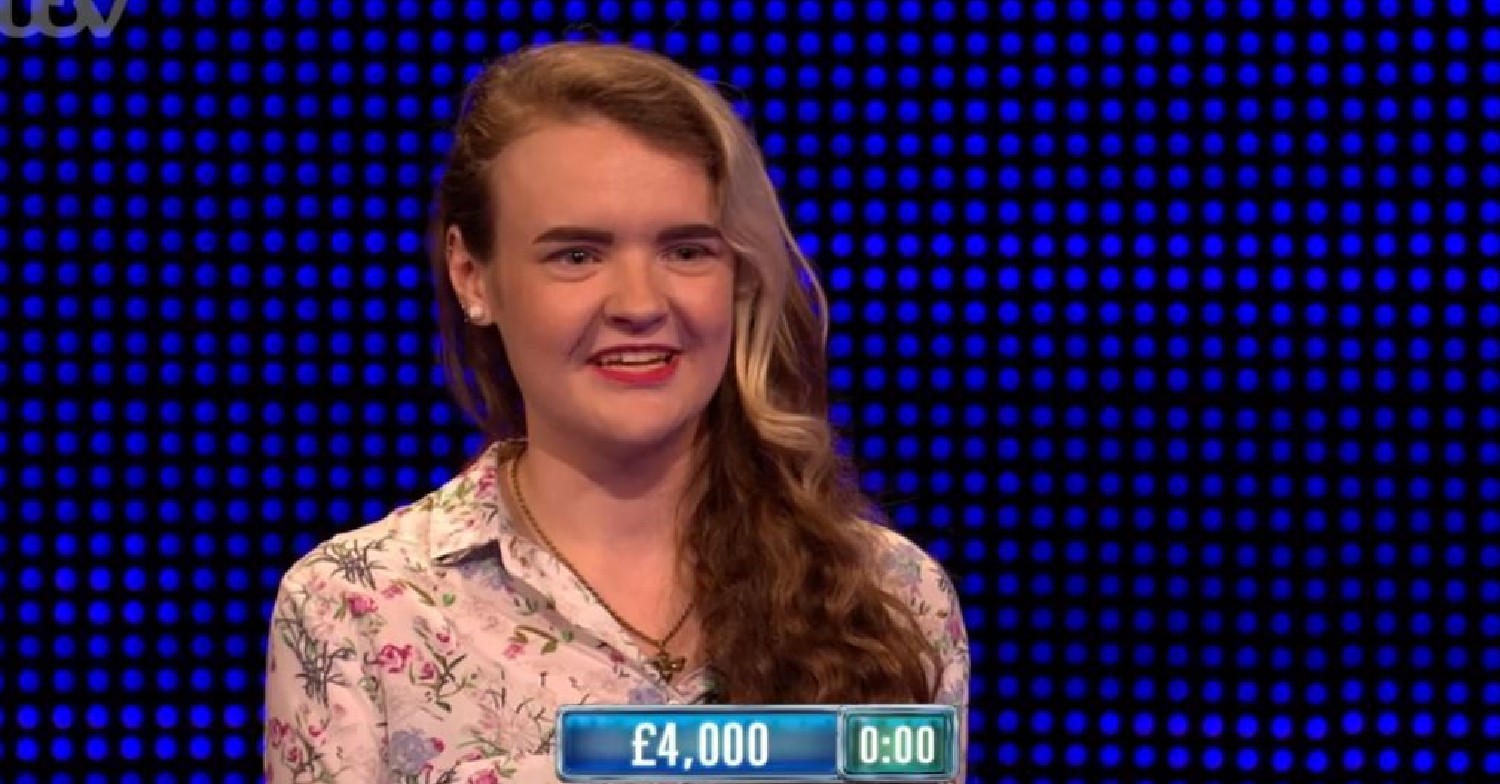 Layla smiling on The Chase