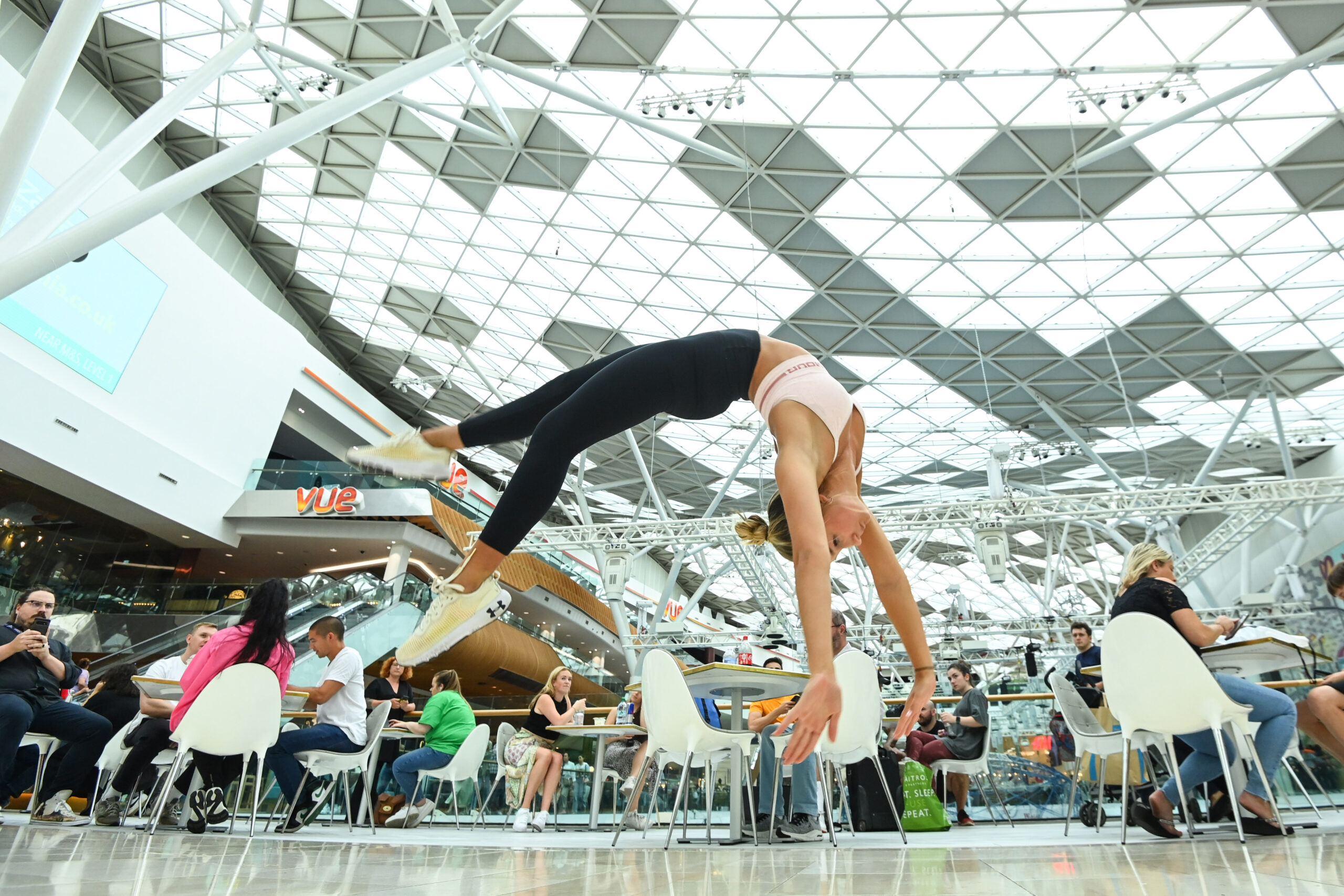 Gymnasts at Westifeld for Commonwealth Games 2022
