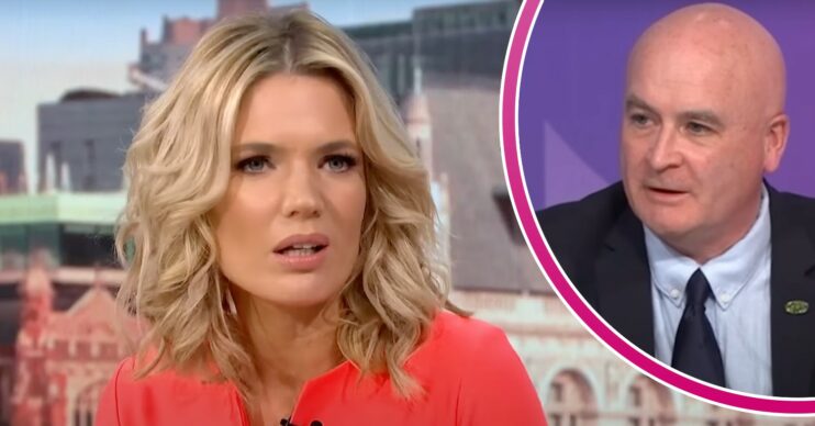 Charlotte Hawkins on GMB today and Mick Lynch
