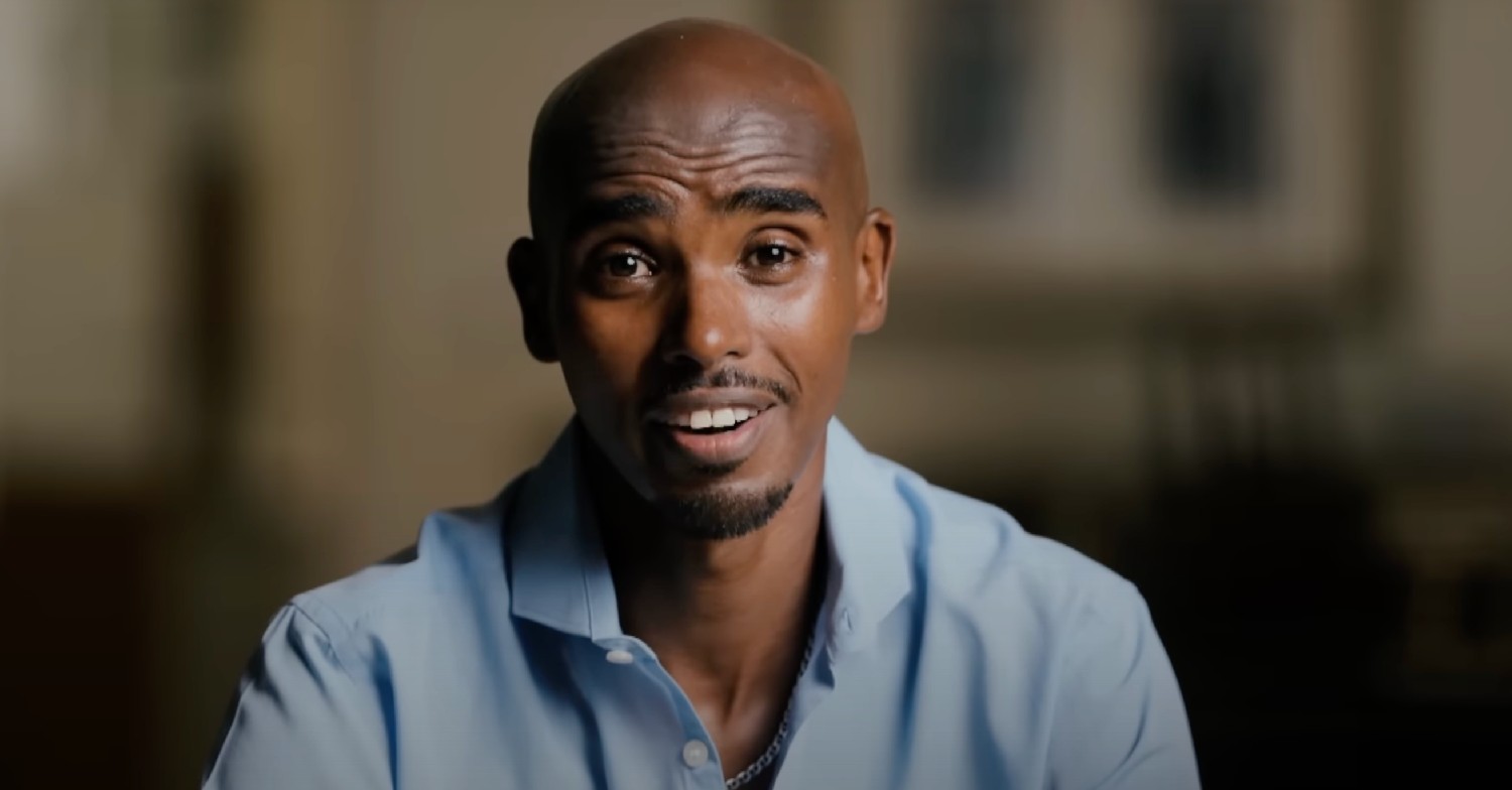 Mo Farah smiling