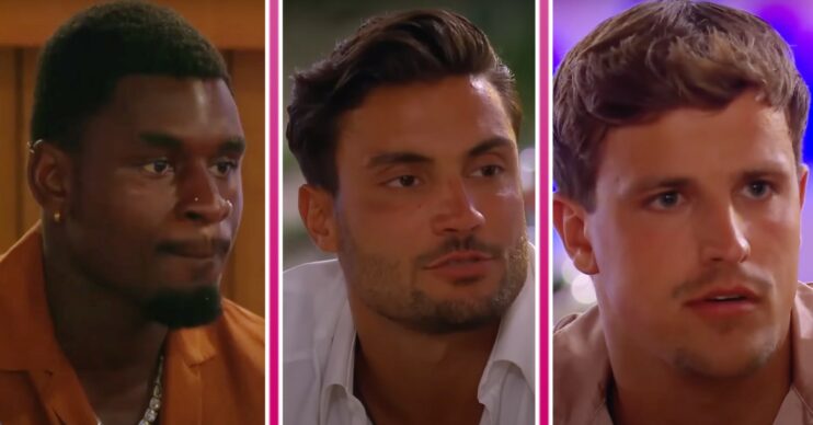 Dami, Davide, and Luca on Love Island