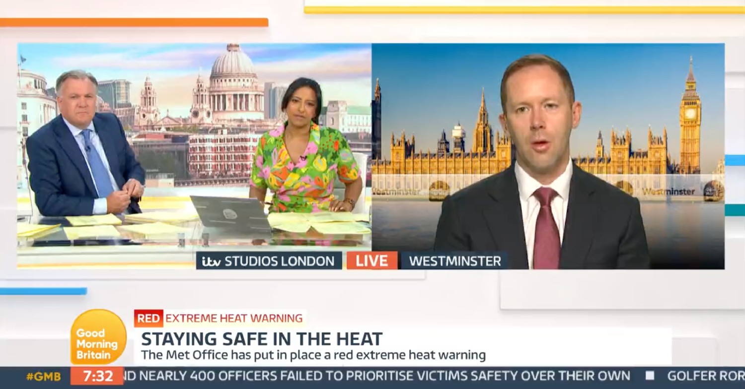 Ed Balls, Ranvir Singh and Thomas Whaite on GMB today