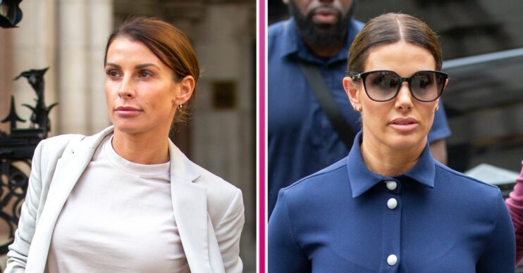 Coleen Rooney and Rebekah Vardy at wagatha christie trial