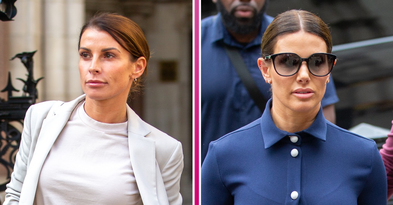 Coleen Rooney and Rebekah Vardy at wagatha christie trial