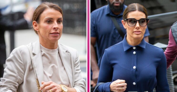 Coleen Rooney and Rebekah Vardy in Wagatha Christie trial